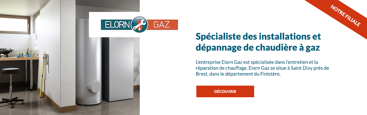 Dépannage et entretien de votre système de chauffage par chaudière au gaz avec Elorn Gaz, filiale de Prigen Abiven Saint Divy (Finistère, 29)