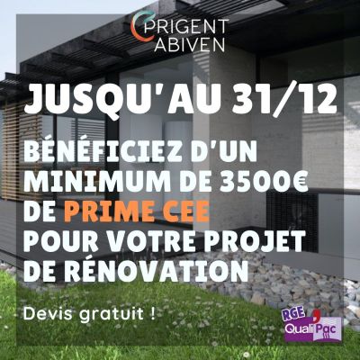 RÉDUISEZ VOS COÛTS D'INSTALLATION GRÂCE AUX PRIMES CEE