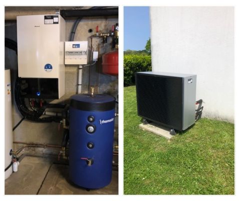 NOUVELLE INSTALLATION DE POMPE A CHALEUR
